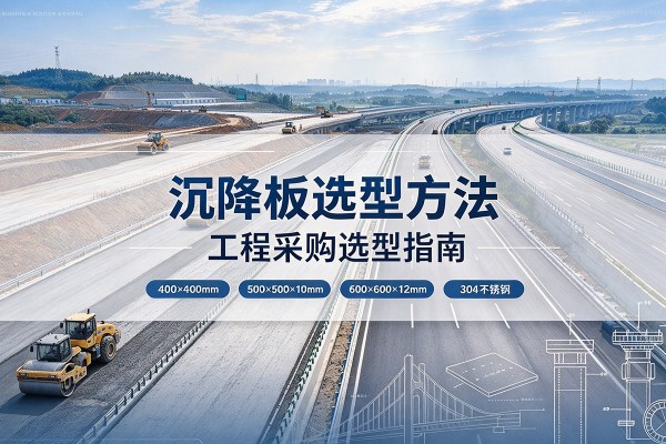 钱塘沉降板选择方法
