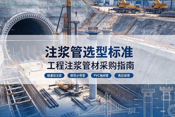 钱塘注浆管选型标准